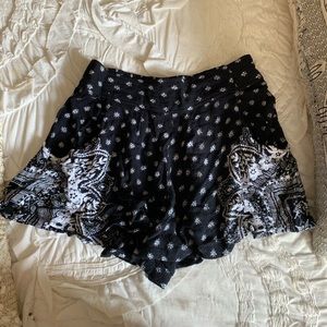 Free People Flowy Floral Shorts